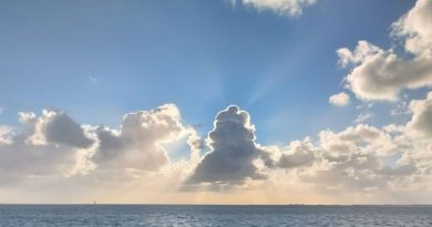 waterdamp broeikasgas wolken boven ameland