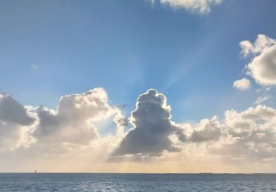 waterdamp broeikasgas wolken boven ameland