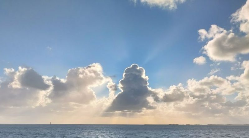 waterdamp broeikasgas wolken boven ameland