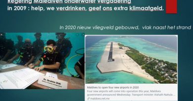 Help, de Malediven verzuipen